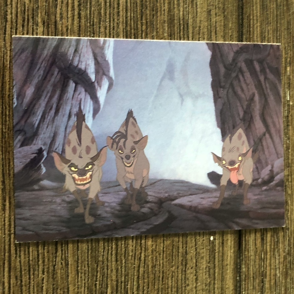 Disney The Lion King 1995 trading card: Trapped! #19